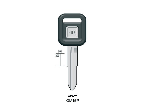[KL-GM15P] CLÉ KEYLINE GENERAL MOTORS GM15P (GM-4P1)