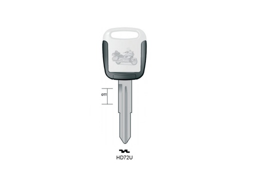 [KL-HD72U] EBAUCHE KEYLINE HONDA HD72U