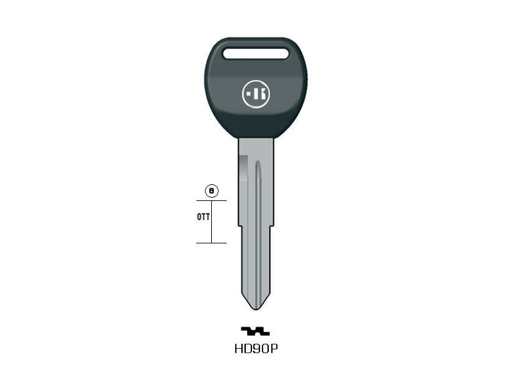 [KL-HD90P] LLAVE KEYLINE HONDA HD90P (HON58RDP, HOND-16DP)