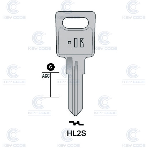 [KL-HL2S] LLAVE KEYLINE HL2S (HW4R, HUW-1D)