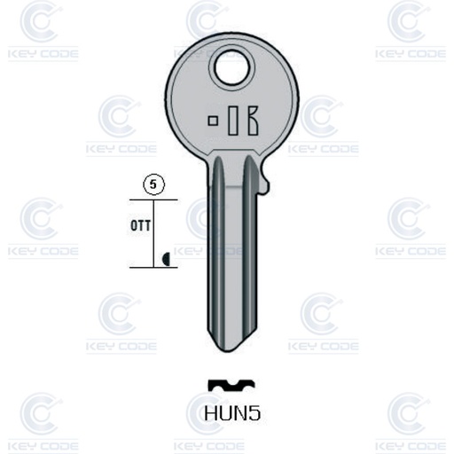 [KL-HUN5] LLAVE KEYLINE HUNIT HUN5 (HUT1)