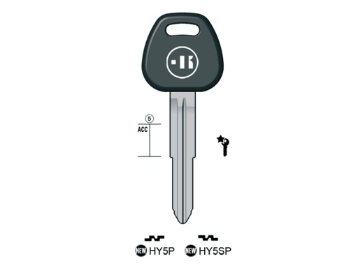 [KL-HY5SP] LLAVE KEYLINE HYUNDAI HY5SP (HY5RP, HY-3DP1)