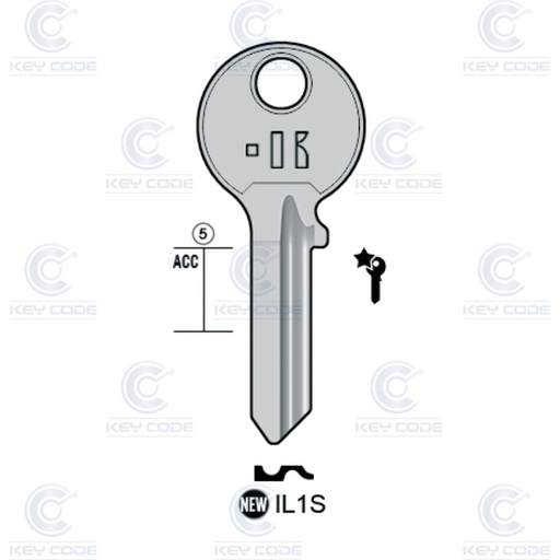 [KL-IL1S] LLAVE KEYLINE IL1S (IL1, IL-1I)