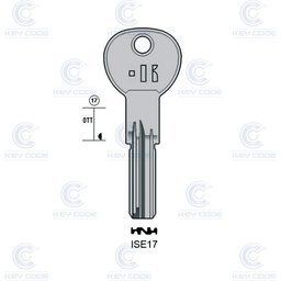 [KL-ISE17] LLAVE DE KEYLINE ISEO ISE17 (IE26, IS-10)