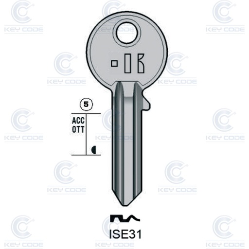 [KL-ISE31] LLAVE KEYLINE ISE31 (IE31, IS-21D)