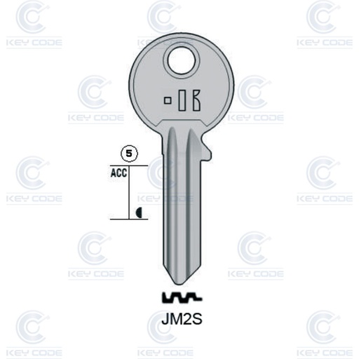 [KL-JM2S] LLAVE KEYLINE JPM JM2S (JM2R, JPM-2I)