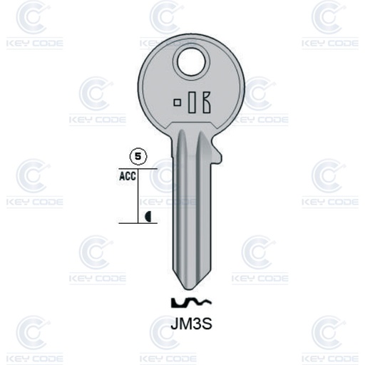 [KL-JM3S] LLAVE KEYLINE JPM JM3S (JM3R, JPM-4)