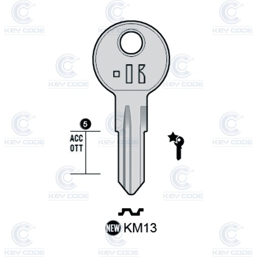 [KL-KM13] LLAVE KEYLINE KIFERM KM13 (KI13, LAS-P)