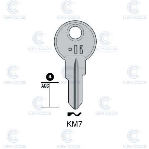 [KL-KM7] CLE KEYLINE KIFERM KM7 (KI7, LAS-XY)