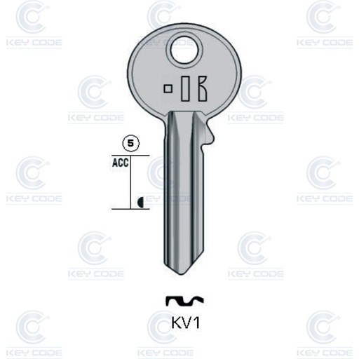 [KL-KV1] LLAVE KEYLINE KFV KV1 (KF1, KFV-1)