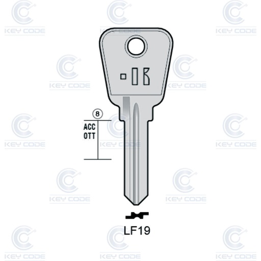 [KL-LF19] LLAVE KEYLINE LF19 (LF19, LF-7)