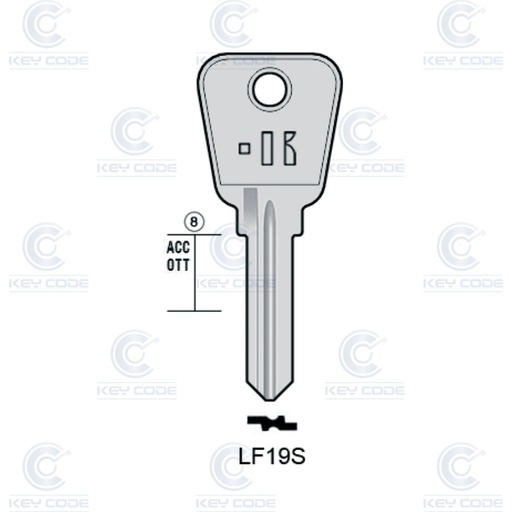 [KL-LF19S] LLAVE KEYLINE LOWE & FLETCHER LF19S (LF19R, LF-7D)