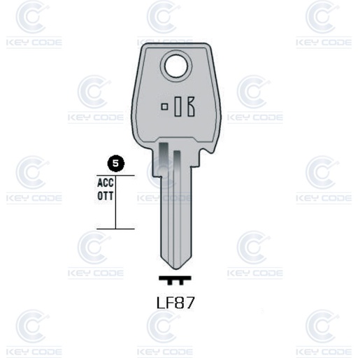 [KL-LF87] LLAVE KEYLINE LF87 (LF2, LF-2)