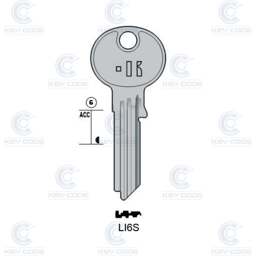 [KL-LI6S] LLAVE KEYLINE LIPS LI6S (LP57R, LIP-4)