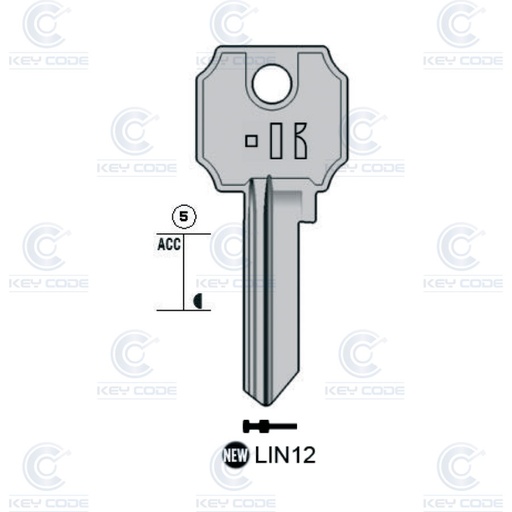[KL-LIN12] CLÉ KEYLINE LIN12 (LC12, LIN-2)
