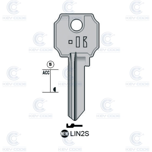 [KL-LIN2S] CLÉ KEYLINE LIN2S (LC2R, LIN-3I)