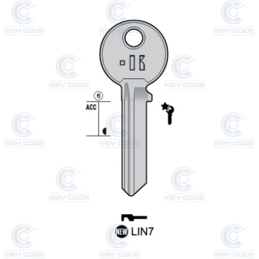 [KL-LIN7] CLE KEYLINE LINCE LIN7 (LC7, LIN-10D)