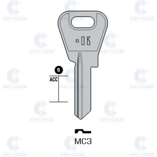 [KL-MC3] LLAVE KEYLINE MC3 (MC4, MCM-5D)