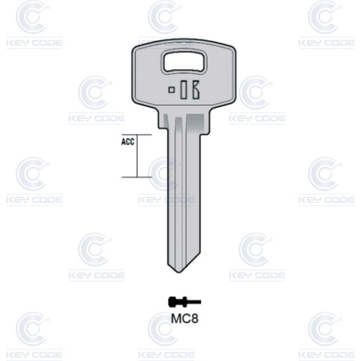 [KL-MC8] LLAVE UNIVERSAL KEYLINE UN5S-R (UL051E)