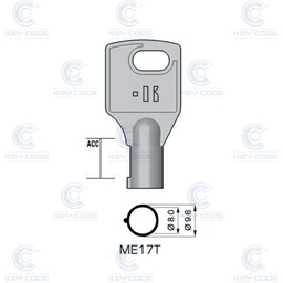 [KL-ME17T] LLAVE KEYLINE MERONI ME17T (MER22T, MER-17)