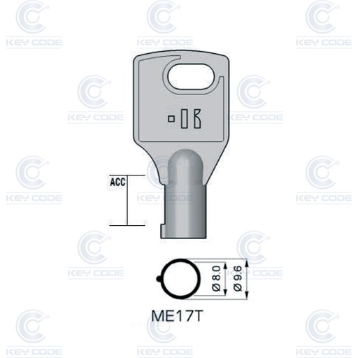 [KL-ME17T] LLAVE KEYLINE MERONI ME17T (MER22T, MER-17)
