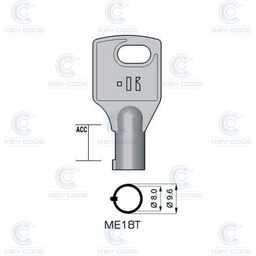 [KL-ME18T] LLAVE KEYLINE MERONI ME18T (MER25T, MER-2T)