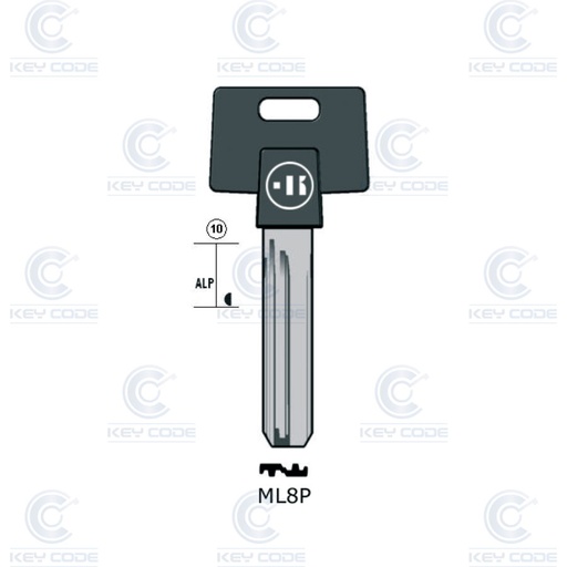 [KL-ML8P] LLAVE KEYLINE ML8P (MTK8RP, MUL-T8DP)