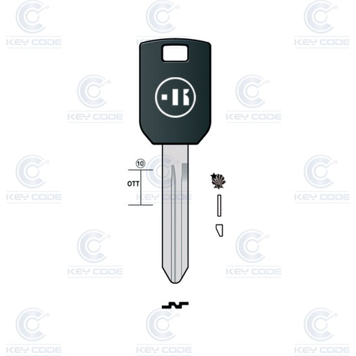 [KL-NS34JTK] POD KEY NISSAN NS34J (NSN14, DAT-15P3) 