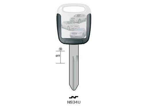 [KL-NS34U] EBAUCHE KEYLINE NISSAN NS34U (NSN14, DAT-15)