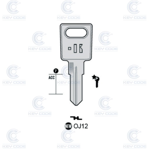 [KL-OJ12] CLE KEYLINE OJMAR OJ2 (OJ12R, OJ-14) 