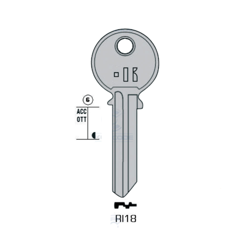 [KL-RI18] LLAVE KEYLINE RI18 (RO41, RO-29D)