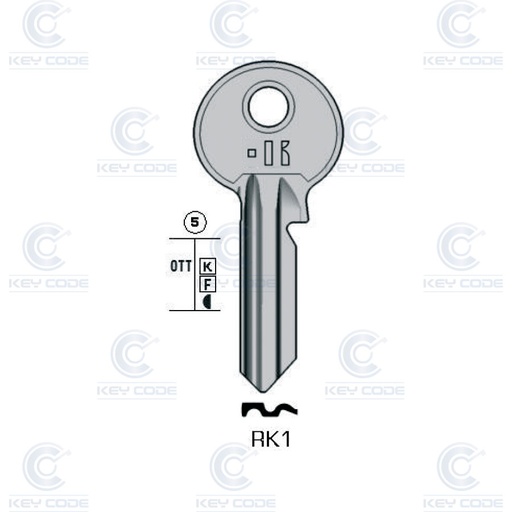 [KL-RK1] LLAVE KEYLINE RUKO RK1 (RU1, RU-1D)