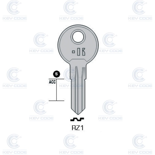 [KL-RZ1] LLAVE KEYLINE RZ1 (REN1, RE-1)