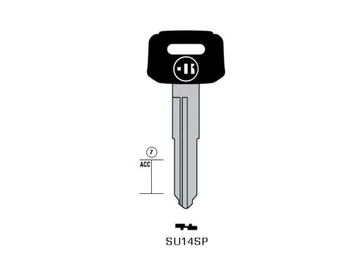 [KL-SU14SP] CLÉ KEYLINE MOTO SUZUKI SU14SP (SZ10RP, SUZU-11DP)