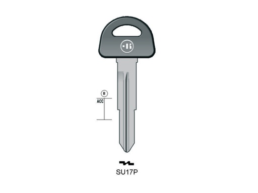 [KL-SU17P] CLÉ KEYLINE SUZUKI SU17P (SZ11RP, SUZU-8P)