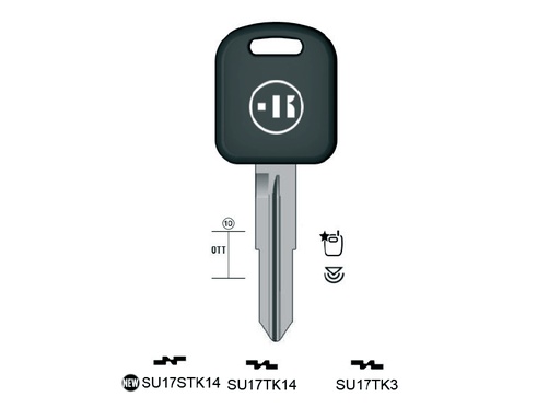 [KL-SU17STK] POD KEY SUZUKI SU17S (SZ11, SUZU-8IP1)