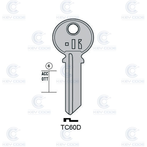 [KL-TC60D] LLAVE KEYLINE TC60D (TL2, TRI-10D)