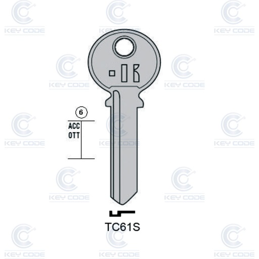 [KL-TC61S] LLAVE KEYLINE TC61S (TL3R, TRI-11I)