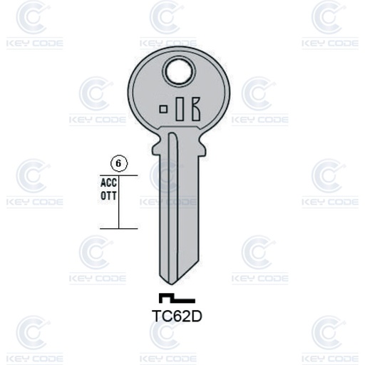 [KL-TC62D] LLAVE KEYLINE TC62D (TL5, TRI-9D)