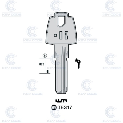 [KL-TES17] LLAVE KEYLINE TES17 (TE19, TE-T62)