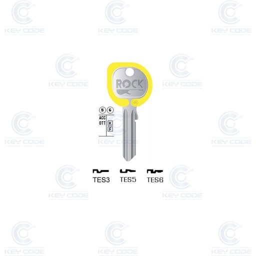 [KL-TES5-RK-AM] CLE KEYLINE TESA TES5 ROCK (TE2, TE-8I) JAUNE