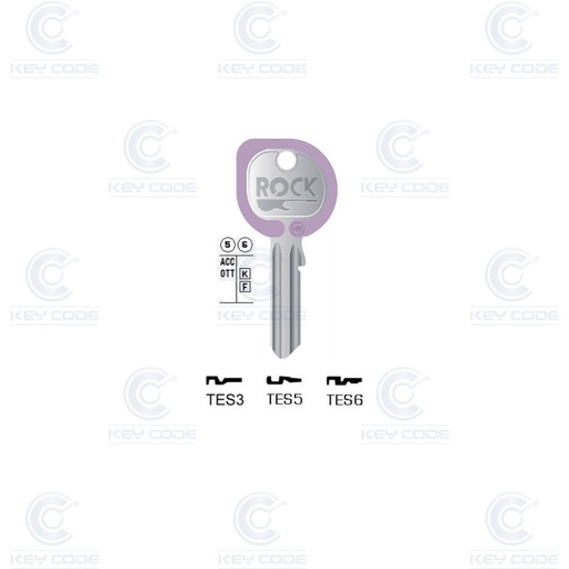 [KL-TES5-RK-LI] CLE KEYLINE TESA TES5 ROCK (TE2, TE-8I) VIOLET