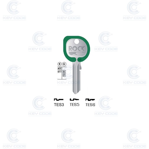 [KL-TES5-RK-VE] CLE KEYLINE TESA TES5 ROCK (TE2, TE-8I) VERT