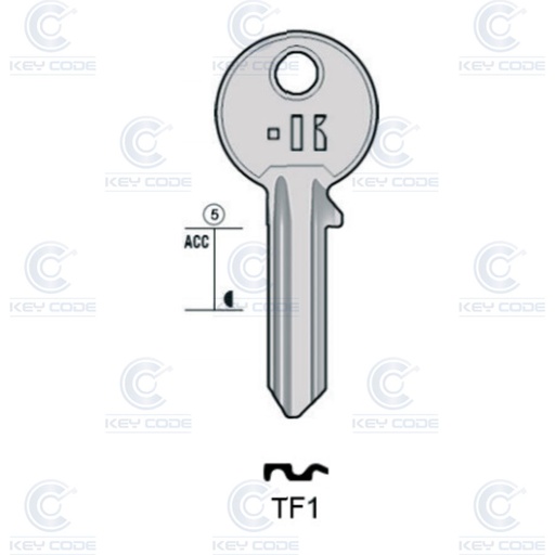 [KL-TF1] CLE KEYLINE TIFON TF1 (TIF-50, TIF-60)
