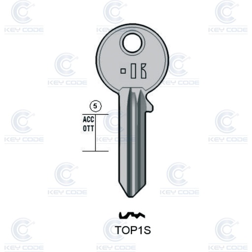 [KL-TOP1S] LLAVE KEYLINE TOP1S (TOP1R, ABU14)