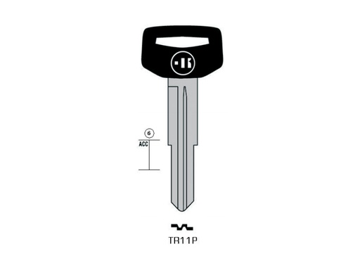 [KL-TR11P] CLÉ KEYLINE TOYOTA TR11P (TOY36P, TOYO-16P)