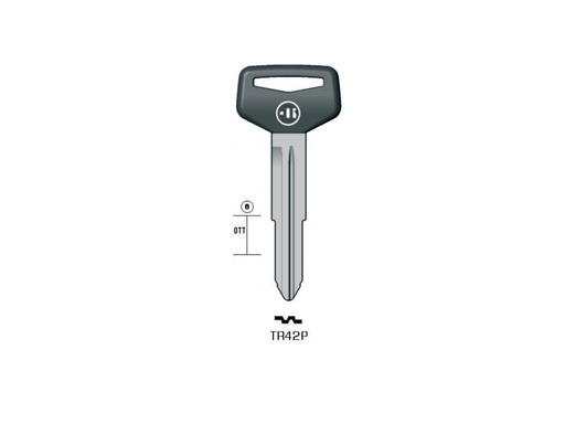 [KL-TR42P] CLÉ KEYLINE TOYOTA HILUX TR42P (TOY38RP, TOYO-9P)