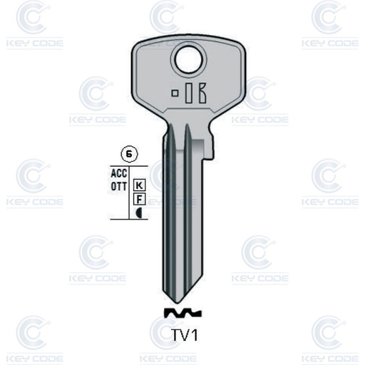 [KL-TV1] LLAVE KEYLINE TV1 (TR4, TV-3D) 