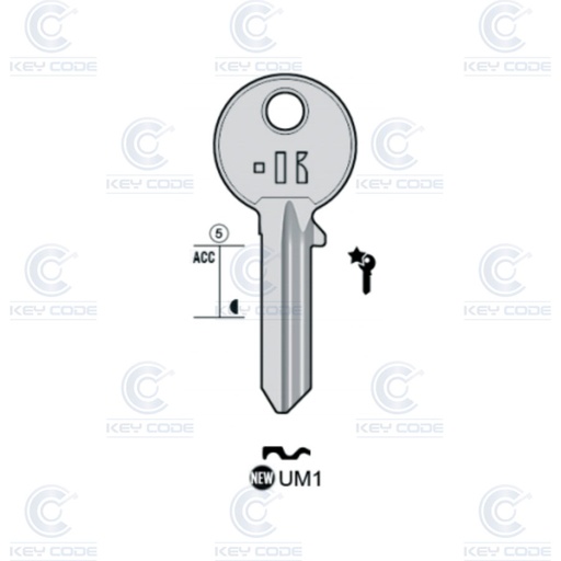 [KL-UM1] LLAVE KEYLINE UCEM UM1 (UC11, UCEM-1D) 