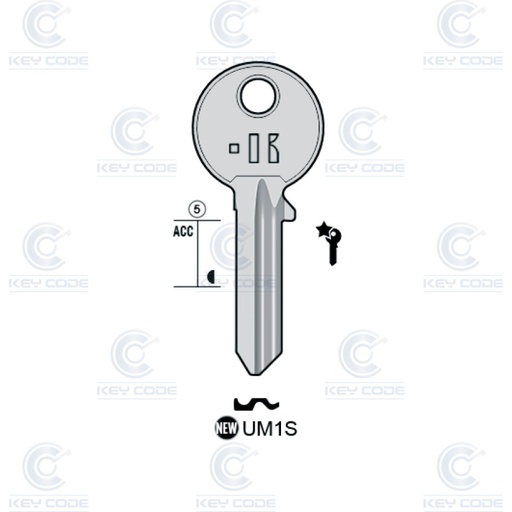 [KL-UM1S] LLAVE KEYLINE UM1S (UC1R, UCEM-1I) 